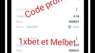 Comment gagner de l'argent sur 1xbet avec le code promo WOSSAME01