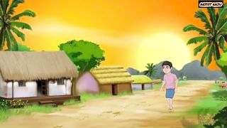 নিজের হাতে বানানো একটি কার্টুন কাহিনী নাম কষ্টের সংসার