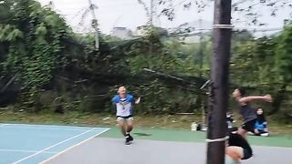 Cross Spike Volleyball - Nice Blocking