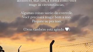Deus também está Agindo!