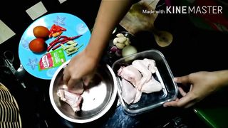 Masak ayam garang asam