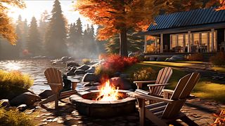 Bonfire pet autumn