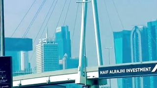 Abu Dhabi Road Morning Time View