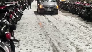 Snowfall in Rawalpindi