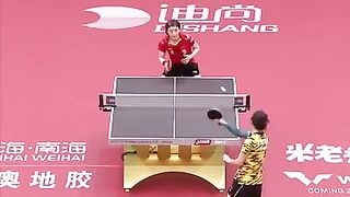 Never ending table tennis rally