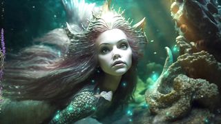 Mermaid fish underwater world