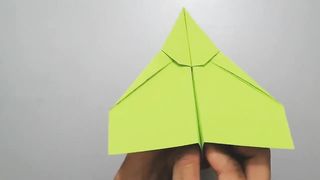 How to fold a paper airplane to fly forever and not fall all day.
