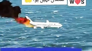 ایک سگرٹ نے جہاز کو اگ لگا دی
