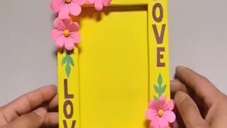 Beautiful photo frame craft ideas