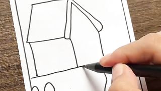 drawing a scenery