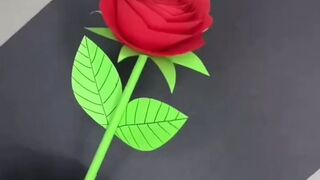 Beautiful Paper Rose Flower