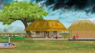 বর্ষার দিনে ইলিশ ভাজা _ Bengali Moral Stories Cartoon _ Bangla Golpo
