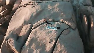 Yoga exercises outdoors