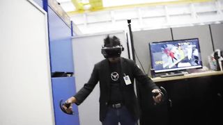 VR control of NASA Valkyrie humanoid astronaut robot using PSYONIC Ability Hand.