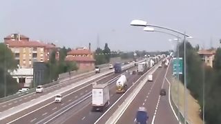Accident on the freeway