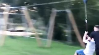 Zipline Gone Wrong