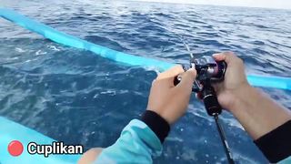 Ghost strike Sambaran ikan laut  #mancing