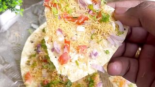 Masala Papad Masala papad is a delectable Indian appetizer featuring a thin