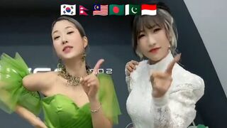 from the country of Korea likes other countries' songs tiktok