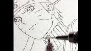 AMAZING NARUTO SHIPPUDEN DRAWN IN THE PENCIL AGE