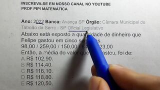 Questão de Média em concursos