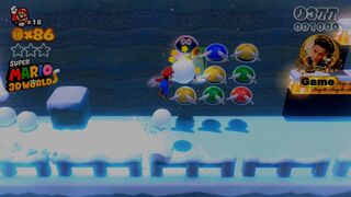 Super Mario 3D World: World 3, Screen 1, Snowball Park