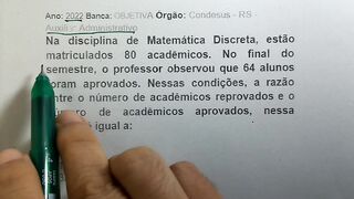 Questão de Razão em Concursos Públicos