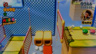 Super Mario 3D World: World 3, Screen 2, Chain-Link Charge
