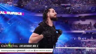 FULL MATCH — Roman Reigns vs. Seth "Freakin" Rollins — Universal Title Match: Royal Rumble 2022