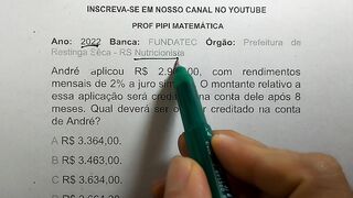 Juros Simples em Concursos Públicos