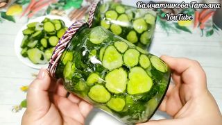 ????30 БАНОК МАЛО! ОГУРЦЫ СЫРЫЕ БЕЗ ВАРКИ! БЕЗ СТЕРИЛИЗАЦИИ! ХРУСТЯЩИЙ САЛАТ ИЗ СВ