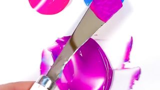 Guess the mixed colors (neon edition) #paintmixing #colormixing #tappingsounds #asmrart #satisfying