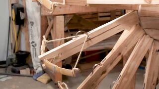 I Built DaVinci's 16 Crossbow Wheel of Death