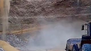rocks shaking