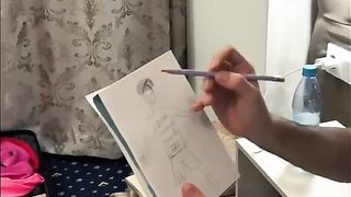 НАРИСУЙ ИГРОКА ТУДРОТС / СЭМ НАРИСОВАЛ ГУДАЯ /