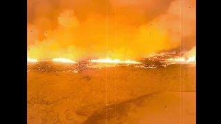 Iceland Volcano Spews Lava in Mesmerizing Display