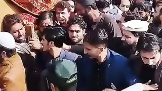 Funeral of deceased   PTI Leader Rehanzeb
