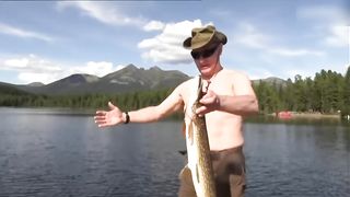 Vladimir Putin fishing