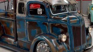 Restored old car
