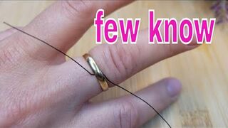 A doctor showed me how to remove the ring that was stuck on my finger