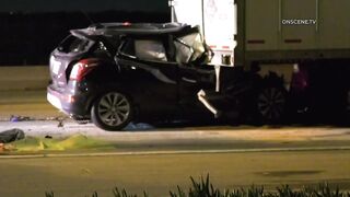 Driver Killed After Crashing Into The Back Of A Semi Truck