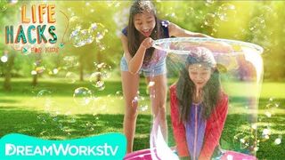 Giant Bubble Maker + More Babysitting Games _ LIFE HACKS FOR KIDS _ DIY #withme