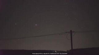 Orion Nebula, Saturn, Jupiter, Andromedy Galaxy, Moon] Live View and Images with my Telescope