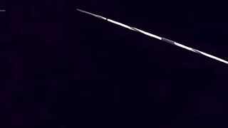 Record javelin throw comes close to the camera man