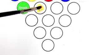 11 colors from just red, blue and yellow #colormixing #paintmixing #colortheory #artvideos