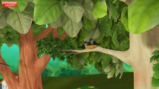 Bengali Kids Stories - The Snake and the Crow _ Infobells