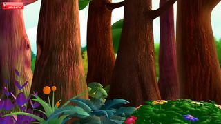 The Tiger and the Cows _ Hindi Stories for Kids _ Infobells