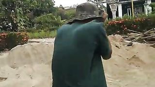 a shy worker