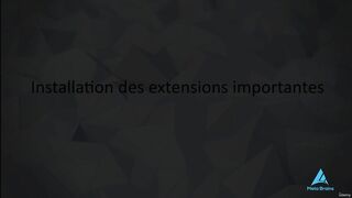9 Installation des extensions importantes