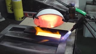 99.99_ Pure Gold Bitcoin Mass Production Process. Excellent Korean Gold Manufact.